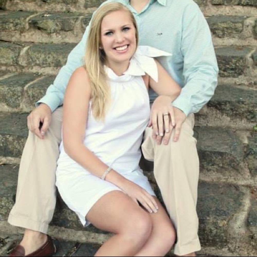 White bow detail dress